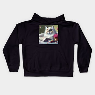 Siberian Forest Cat Kids Hoodie